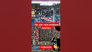 Redmi 9a No sim card solution #shorts #mobilerepair #youtubeshorts