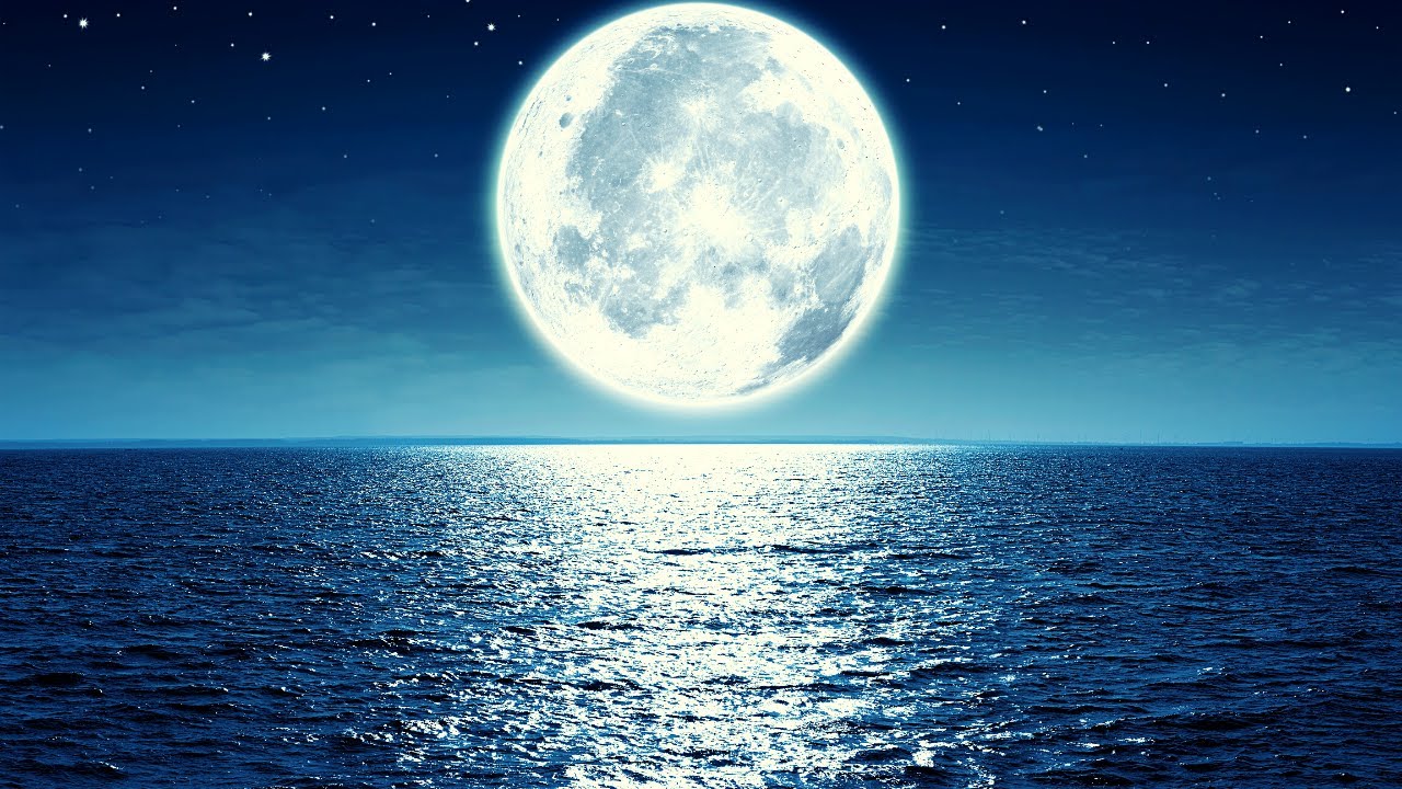 FULL MOON HD & 4K Video | Relaxing Night |Free HD Videos - No Copyright Footage