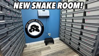 New Snake Room! | High Desert Pyrhons