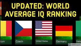 UPDATED: World Average IQ Ranking (Lynn and Becker's 2019)