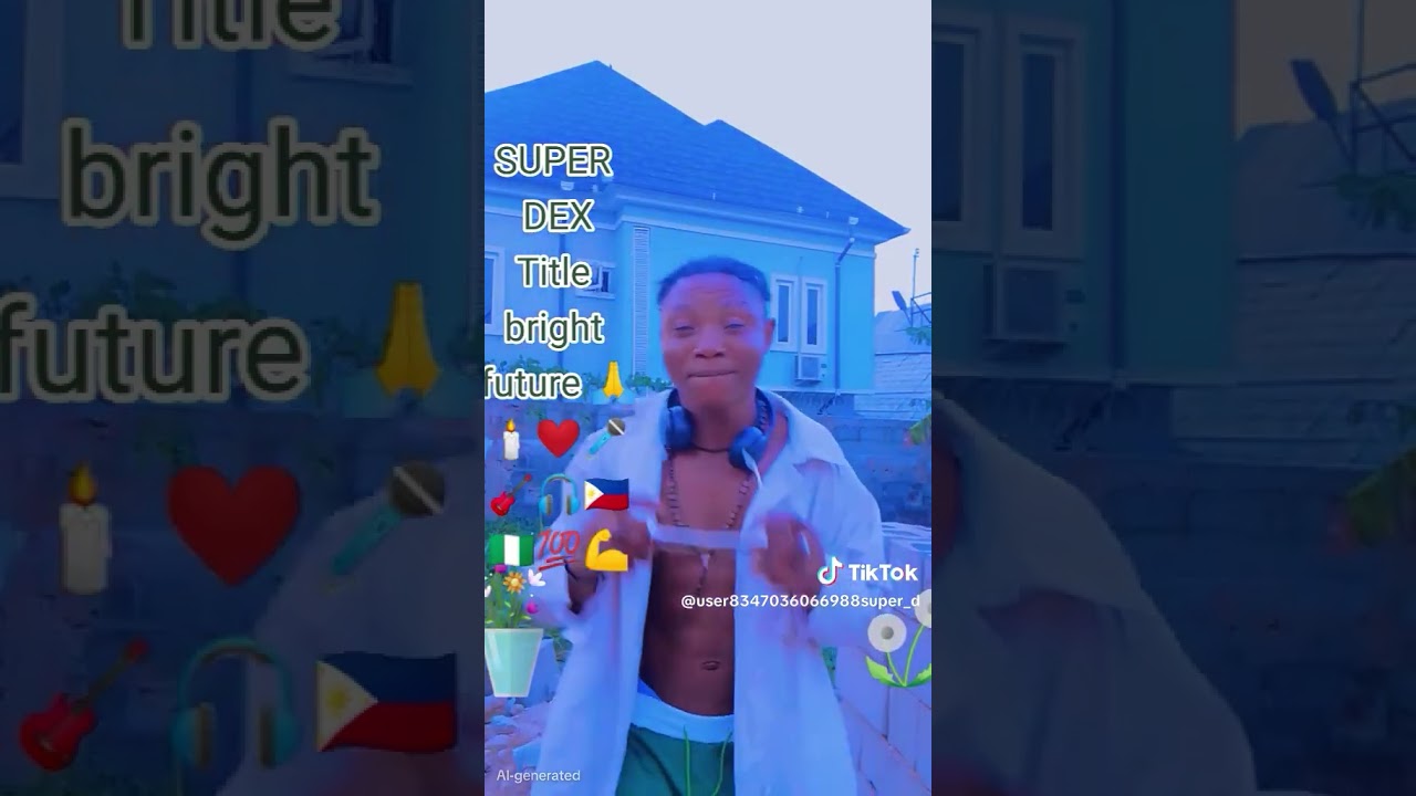 SUPER DEX title bright future still on promo video catalog mehn 🙏🔥❤️🎤🎸🇳🇬🇵🇭💯🌍 