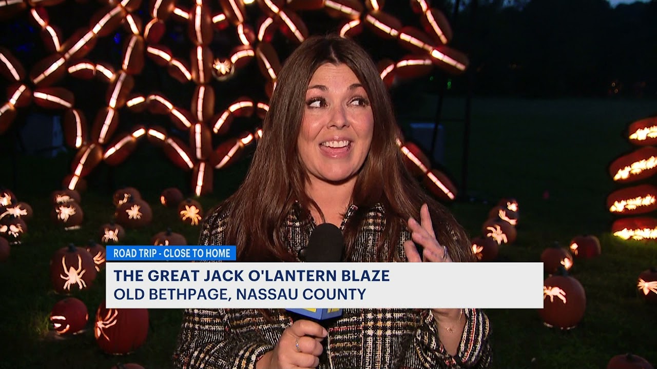 The Great Jack O'Lantern Blaze lights up the Old Bethpage Village