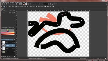 Using Vectors in Krita