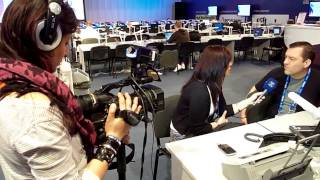 Eurovision 2009 in Moscow - life in the press centre