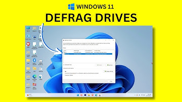Hard Drive De-fragmentation on Windows 11 - Defrag Hard Disk