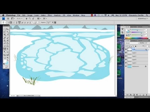 Photoshop Tutorial For A Frozen Lake Photoshop Tutorials Youtube