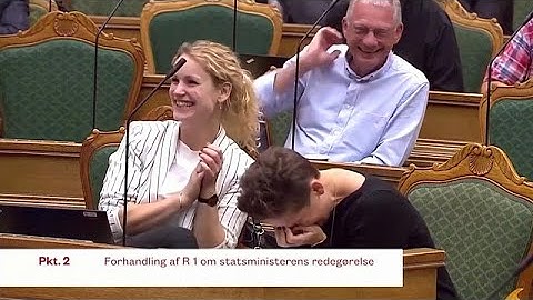 Al parlamento denese la risata è contagiosa