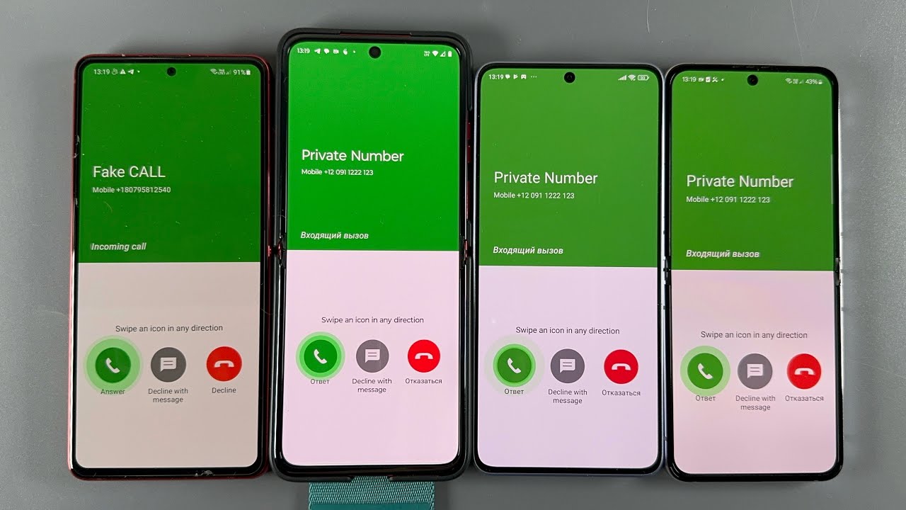 Fake Calls + Incoming Call Motorolla Razr Ultra 40 + xiaomi Redmi Note ...