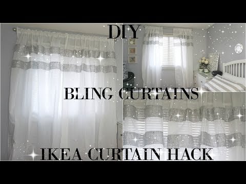 diy-curtains-|-totally-dazzled-diy-bling-curtains-|-ikea-curtain-hack