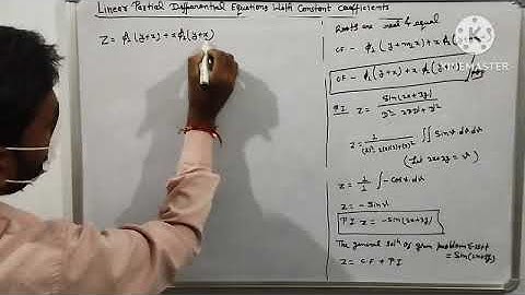 #LINEAR PARTIAL DIFFERENTIAL EQUATIONS WITH CONSTANT COEFFICIENTS# PART-5  #YADUKUL MATHEMATICS#