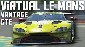 rFactor 2 WEC Aston Martin Vantage GTE Hot Lap Onboard | Virtual 24h Le Mans