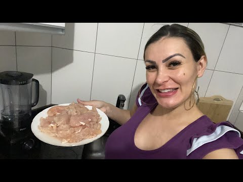 Receita do meu strogonoff de frango! Fácil e rápido! Por Andressa Urach