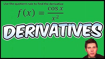 Derivatives- Trig and Quotient Rule