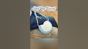 Shell Bag Tutorial #shorts #shellbag #macrame #handmade #tutorial #handbags #diy