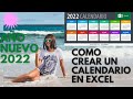 Como crear un calendario en Excel