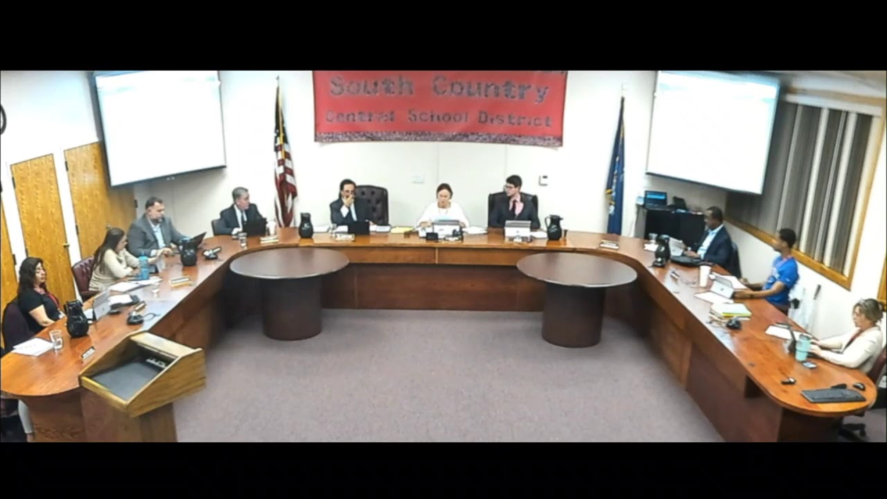 South Country Central School District Live Stream BOE Meeting 10/16/19