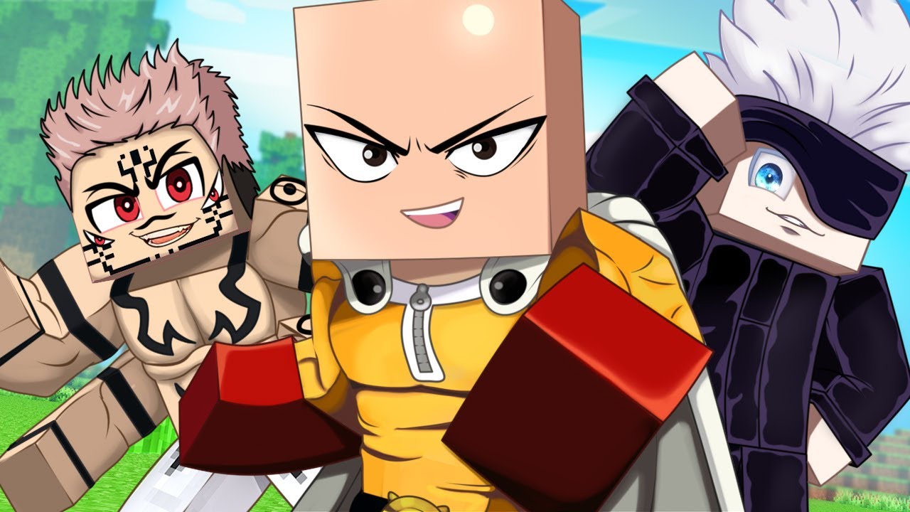 SAITAMA no MUNDO de JUJUTSU KAISEN MINECRAFT !