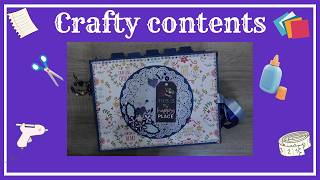 Craft album - Echo Park & Carta Bella papers  |  Mini album walkthrough screenshot 4