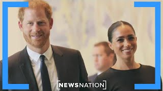 Prince Harry and Meghan pursued in their car by photographers | NewsNation Now