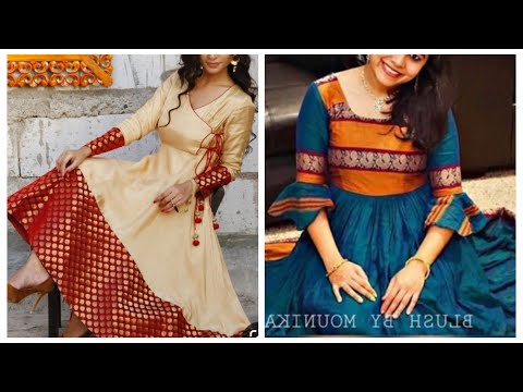 Women's gown at rs.1200 for order #whatsapp9100866550 | Long gown design,  Exclusive saree blouse designs, Frock for women