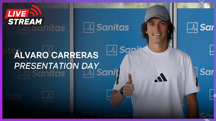 EN DIRECTO | ¡Presentación de Álvaro Carreras!
