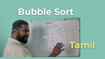 Bubble Sort Explained in Tamil | Easy Sorting Algorithm Tutorial