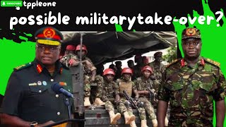 BREAKING: MILITARY PERSONNEL THREATENS POSSIBLE MILITARY TAKE-OVER IF TRIPARTITE FAILS