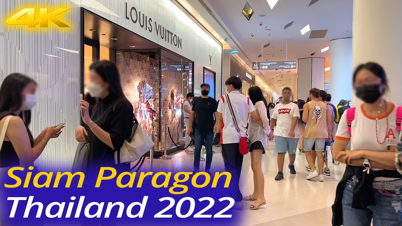 4K HDR 🇹🇭SIAM PARAGON Best Shopping mall in Bangkok, Thailand Walk tour