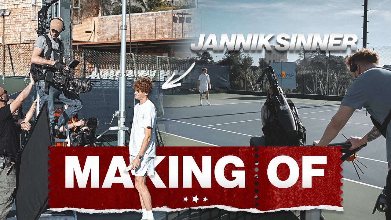 MAKING-OF PUB TV LA ROCHE POSAY ! FT JANNIK SINNER 🎾🎥