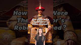 How Often Were The Emperor’s Robes Washed? 🧼 #china #chinesehistory #emperor #traditionalwear #qing