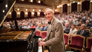 Liam yang berusia 71 tahun menarik banyak penonton saat memainkan 'Opus 9 Nomor 1' karya Chopin