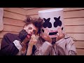 YUNGBLUD Shows Marshmello His Beauty SECRETS  | Tongue Tied Makeup Tutorial