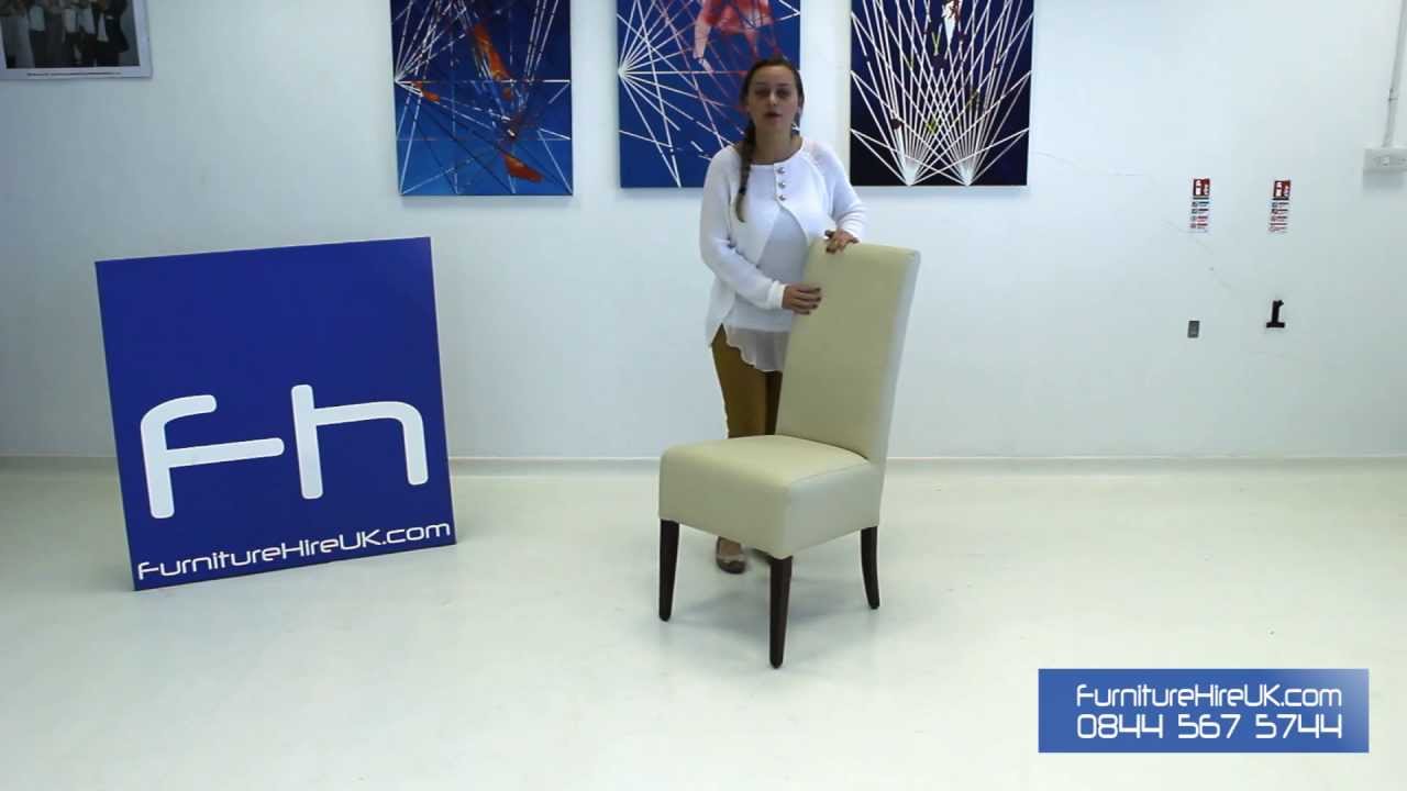 Fine Dining Chair Demo - Furniture Hire UK