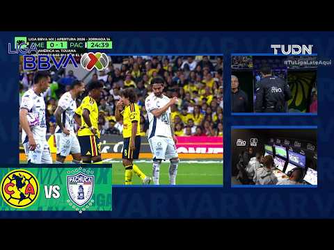 Was it a penalty or a red card for América? | América vs Pachuca | Liga MX - Matchday 14 Apertura...
