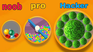 Noob vs pro vs hacker  - sand balls