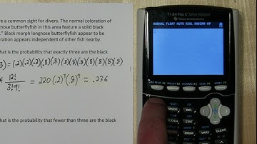 Binomial Random Variables: Binompdf & Binomcdf on TI-84 Plus