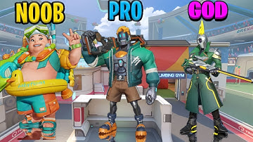 T3 ARENA NOOB VS PRO VS GOD