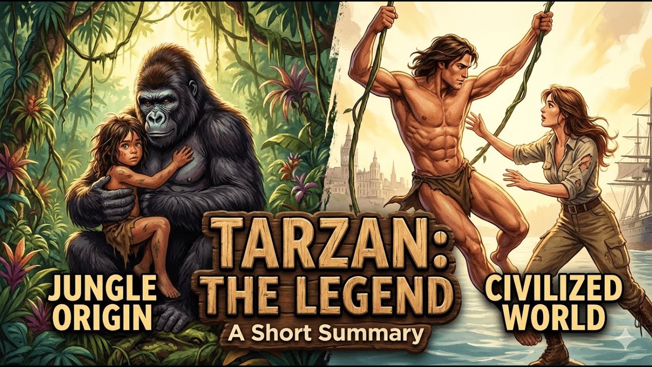 Tarzan of the Apes: The Complete Story | Immersive Audiobook Summary
