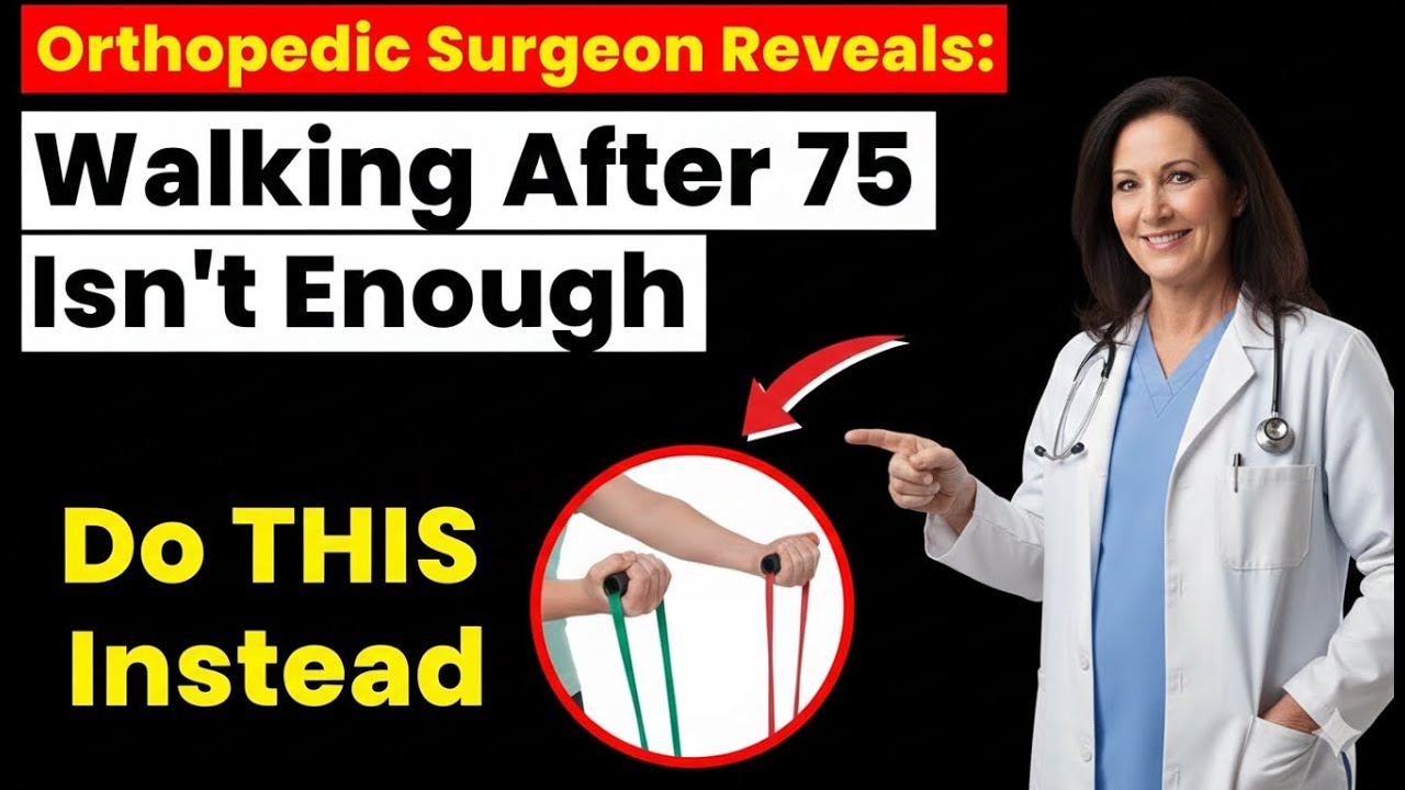 Orthopedic Surgeon Reveals: Walking After 75 Isn’t Enough — Do THIS Instead
