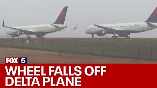 Delta plane loses nose wheel at Atlanta airport | FOX 5 News