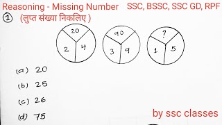 missing number tricks (लुप्त संख्या) | missing number reasoning trick | SSC, RPF, BSSC