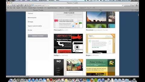 How to make a website using Tumblr -the basics
