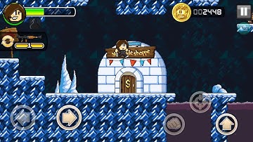 Frosty Plains 2-2, 2 Geheimen, Coolste Level Ooit | Dan the Man: Actie Platformer | Walkthrough