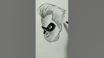 Charcoal Art 🔹 Dash 🔹 The Incredibles