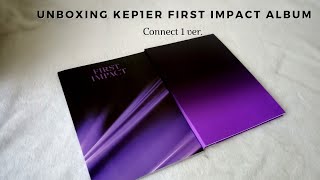 Unboxing Kep1er First Impact 1st Mini Album (Connect 1 ver.)