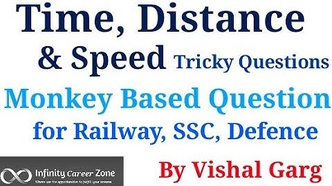 Monkey Based question | Time Distance & Speed Tricky questions | Pipe and Cistern  by Vishal Garg