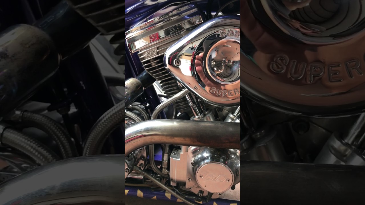 107 S&S motor from 99 big dog - YouTube