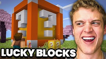 Trying To Beat Minecraft Using Lucky Blocks…