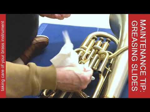 How to Grease Tuning Slides - Trumpet, Cornet, French Horn, Baritone, Euphonium, Tuba, & Trombone