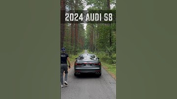 Alone in the forest with the 2024 Audi S8